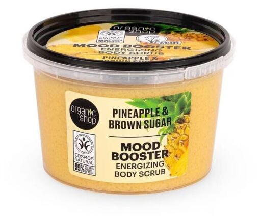 Exfoliante Corporal Energizante con Piña y Azúcar Moreno 250 ml