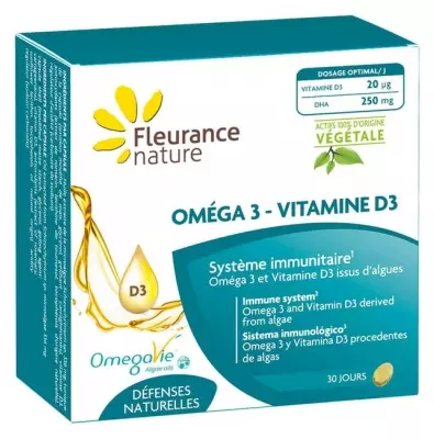 Nature Omega 3-Vitamina D3 30 Cápsulas