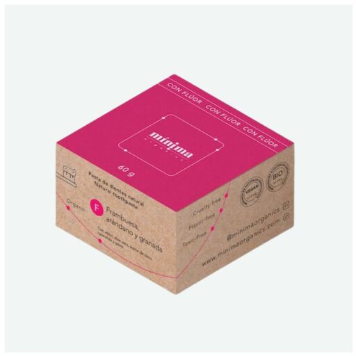Dentifrico Infantil en Pasta con Frambuesa con Flúor 60 gr