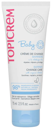 Topicrem Baby Crema Cambio de Pa&ntilde;al Accion Barrera 1 Tubo 75 ml