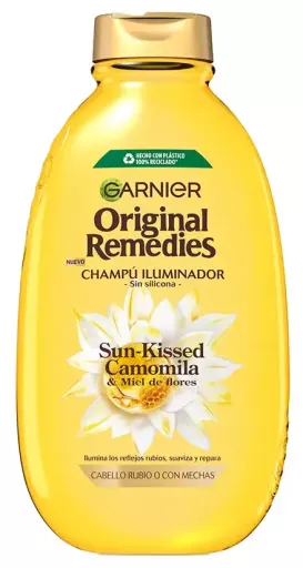 Garnier Original Remedies Champ&uacute; Camomila y Miel de Flores 600 ml
